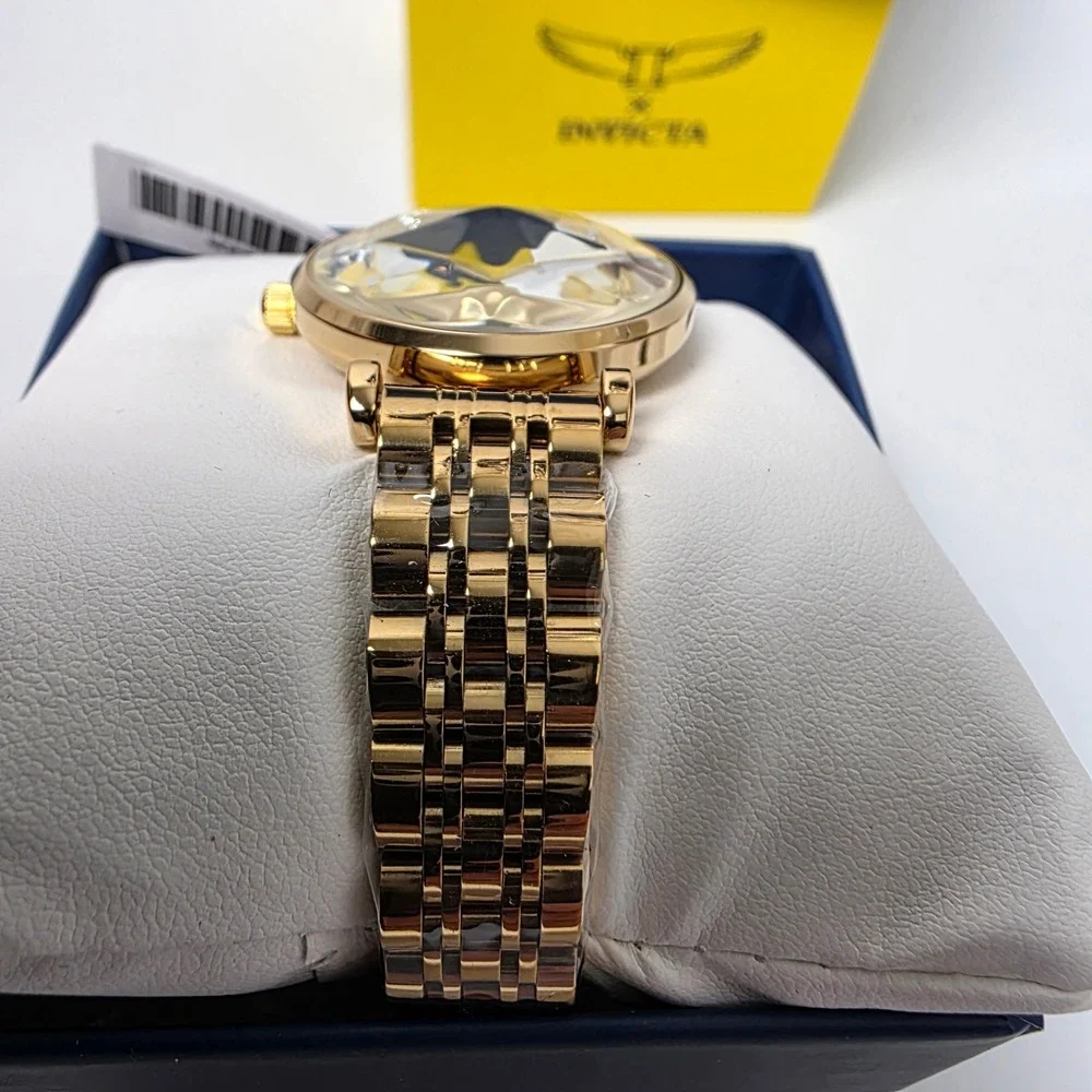 Montres Prestige X Invicta Women's Watch 32mm Gold MPW-0017 New
